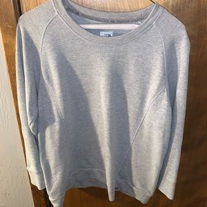 North face crew neck hoodie